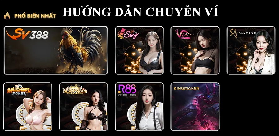 Hướng dẫn chuyển ví SV388